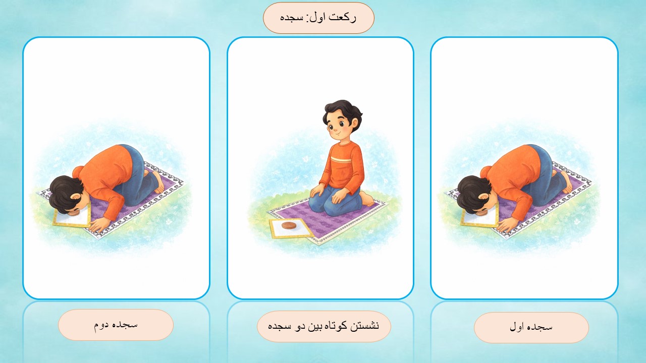 آموزش نماز آیات به کودکان
